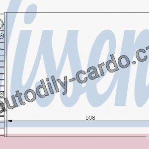 Chladič motoru NISSENS 65232A Chladič motoru NISSENS 65232A