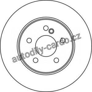 Brzdový kotouč TRW DF4134 – MERCEDES S210 E Brzdový kotouč TRW DF4134 – MERCEDES S210 E