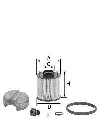 Filtr močoviny (AdBlue) MANN MF U620/4XKIT Filtr močoviny (AdBlue) MANN MF U620/4XKIT