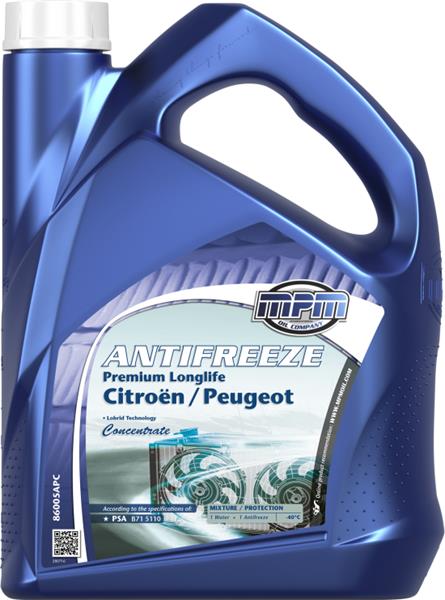 MPM 86005APC MPM Longlife antifreeze Citroen/Peugeot 5L 732365