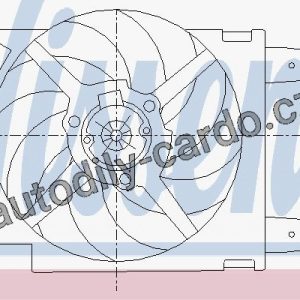 Ventilátor chladiče NISSENS 85065