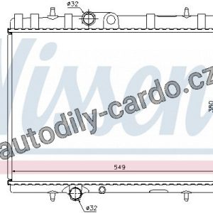 Chladič motoru NISSENS 63719A Chladič motoru NISSENS 63719A