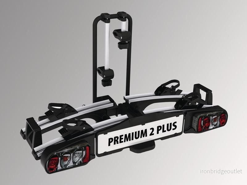 Skládací nosič 2 kol na tažné zařízení Premium II Plus (pro dodávky a vozy s velkými pátými dveřmi) 303608