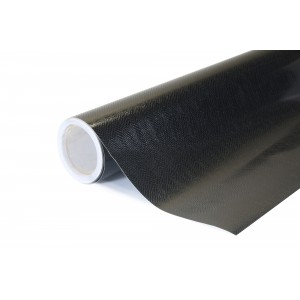 Imitace kůže had černá polepová fólie 152x1500cm - interiér/exteriér SS01-150