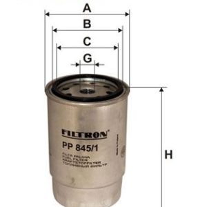 FI PP845/1 Filtr palivový FILTRON FI PP845/1 Filtr palivový FILTRON