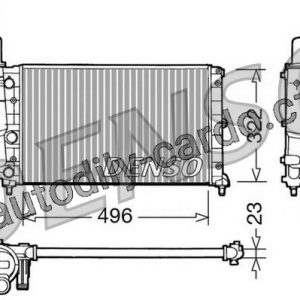 Chladič motoru DENSO (DE DRM13003)