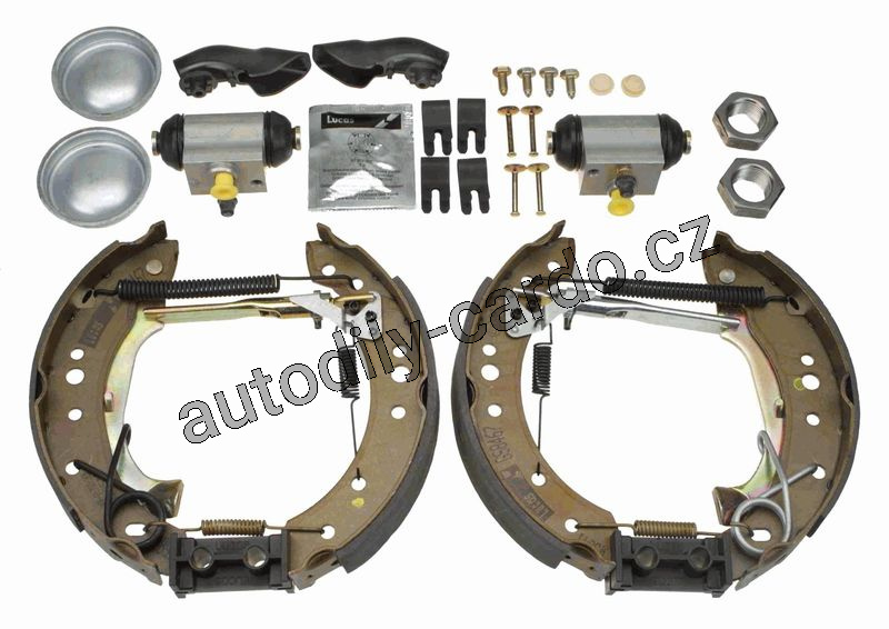 Sada brzdových čelistí TRW GSK1063 - Superkit CITROEN