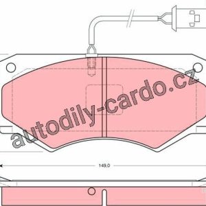 Sada brzdových destiček TRW GDB1248 – IVECO Daily Sada brzdových destiček TRW GDB1248 – IVECO Daily