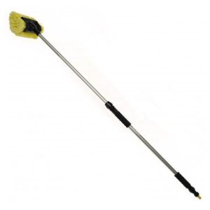 Kartáč mycí teleskopický s průtokem vody a bočními štětinami šířka 26 cm hliníková násada 120 až 180 cm Camp 4 306484 Kartáč mycí teleskopický s průtokem vody a bočními štětinami šířka 26 cm hliníková násada 120 až 180 cm Camp 4 306484