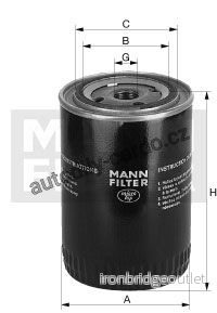 Olejový filtr MANN W1168/4 (MF W1168/4)