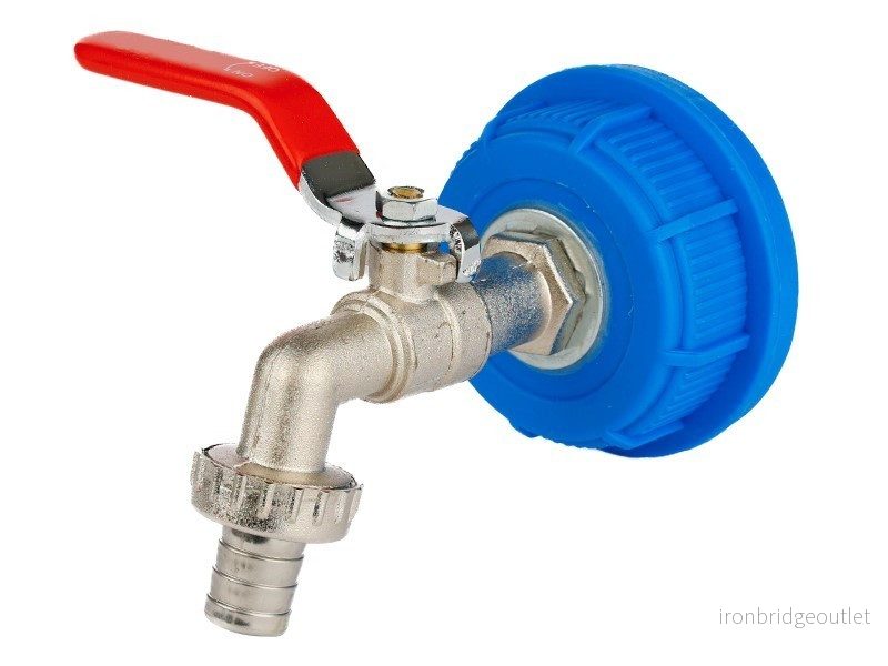 Kohoutek kovový červený 1/2", 51mm 747576