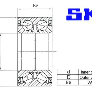 Sada ložisek kol SKF VKBA 6575 Sada ložisek kol SKF VKBA 6575