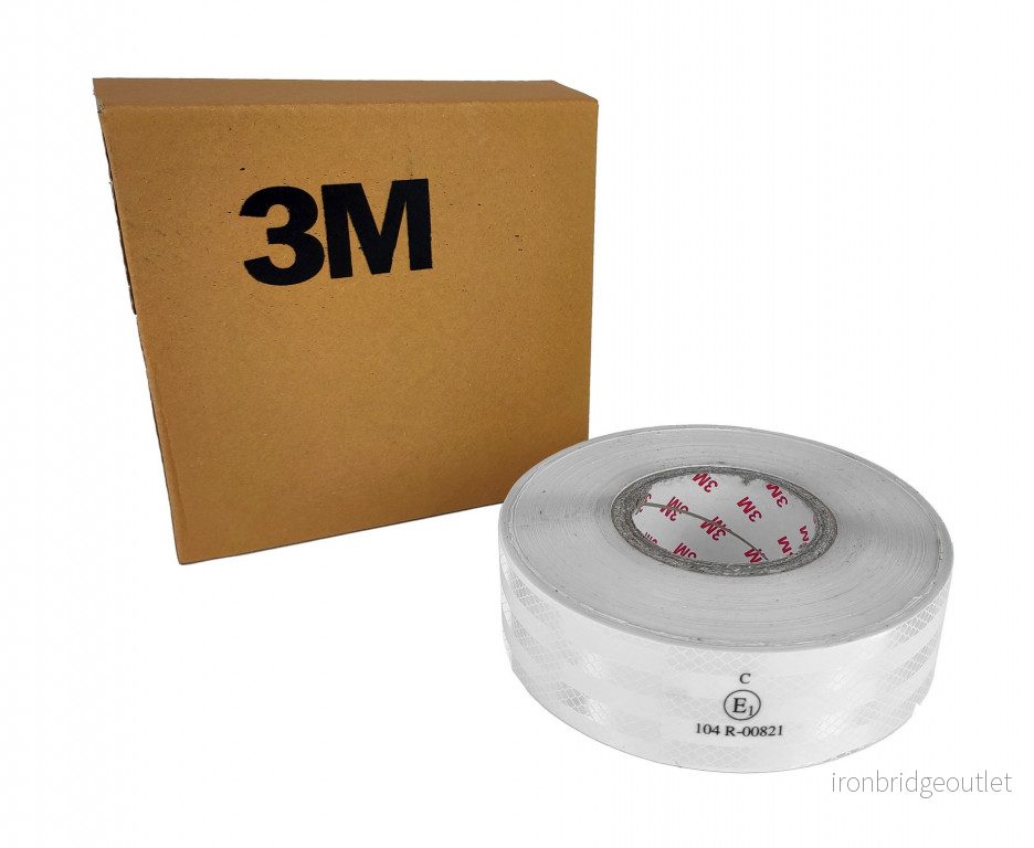 Páska reflexní samolepící bílá, šířka 5cm, metráž 728543
